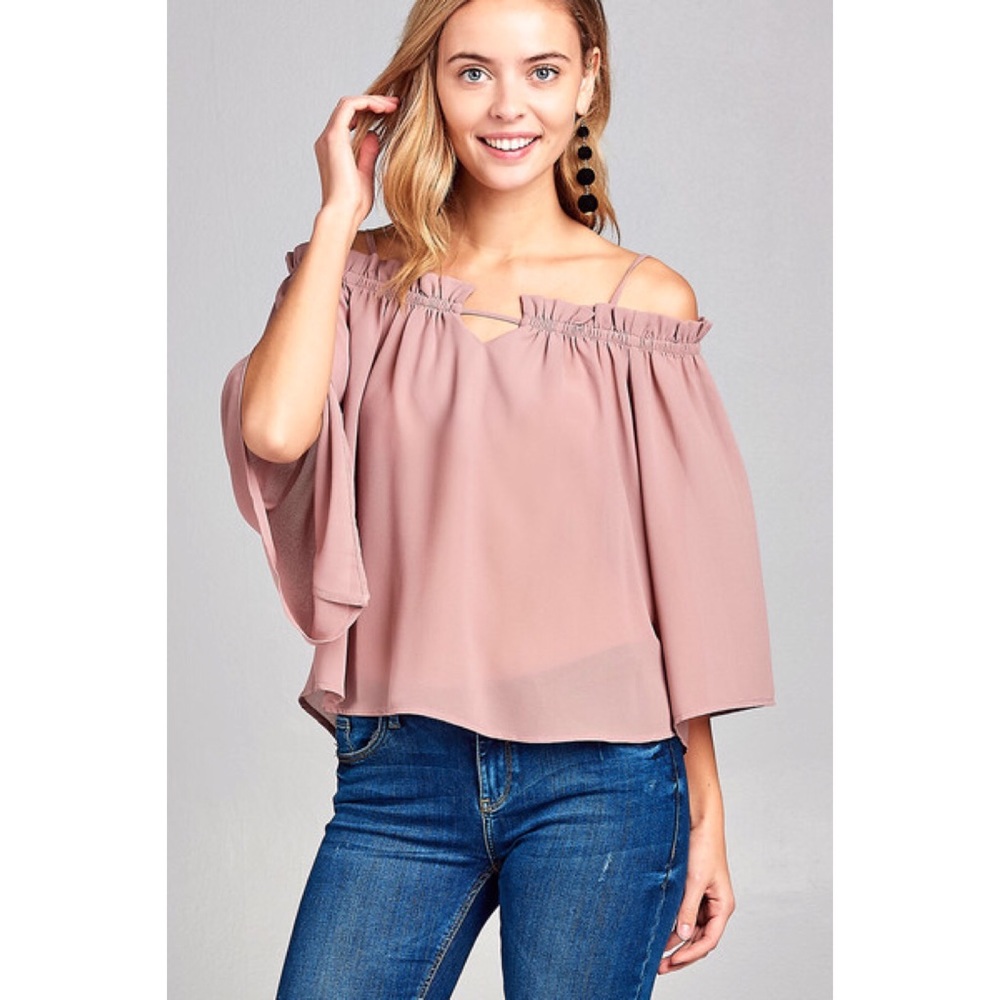 chiffon woven top